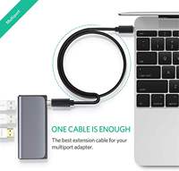 Câble d'extension USB 3.2 GEN1 Type C UGREEN, 5A, 10 Gbps, transmission de données haute vitesse, Type C mâle vers femelle, câble de charge rapide 100W