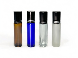 Bouteille en verre Rollerball personnalisée en gros avec boules roulantes en <span class=keywords><strong>pierre</strong></span> naturelle peut emballer de l'huile de massage pour SPA personnel à la maison - Product Image 6
