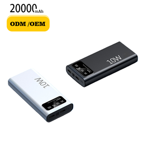 Customized Gifts Wholesale High Quality 20000mAh Power Bank With LED Display Fast Charging 10W Power Bank 20000Mah