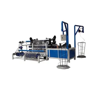 Máquina automática para cercas de eslabones de cadena de alta calidad GST, máquinas para fabricar mallas de alambre duraderas de producción especial