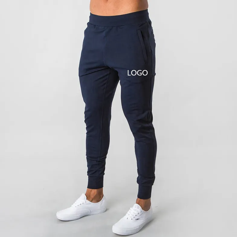 Casual Blank Sweat Jogger Pants Track Calças Esportivas Logotipo Personalizado Workout Skinny Compressão Running Jogging Pants Homens