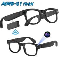Lunettes de soleil intelligentes IA 2026 AIMB-G1 Max avec caméra IA intelligente 8MP, pour la photographie en extérieur et la traduction simultanée