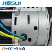 Compresseur d'air à piston sans huile portable 12V DC avec moteur refroidi par air et roulement pour pneus de voiture