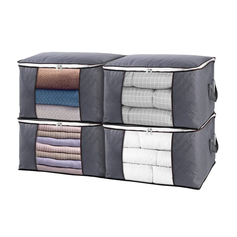 Hot Selling Folding Clothes Storage Bag Organizer With Zipper