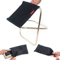 Tabouret de camping pliant Slacker Chair, mini chaise de plage moderne en métal et tissu Oxford avec sac de transport pour la pêche, le parc, les pique-niques et les fêtes