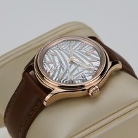 Cadran Analogique Super Lumineux de 38mm en Acier Inoxydable 316L Logo Personnalisé NH35 Mouvement Automatique Montre-Bracelet de Luxe pour Dames Bande de 20mm