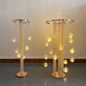 Nuovo Supporto per Fiori in Metallo Dorato 2025, Decorazione per Matrimoni, <span class=keywords><strong>Centrotavola</strong></span>, Vasi Metallici per Fiori, <span class=keywords><strong>Centrotavola</strong></span> per Feste e Matrimoni - Product Image 3