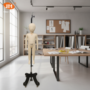 JUNMEI <span class=keywords><strong>Mannequin</strong></span> <span class=keywords><strong>de</strong></span> <span class=keywords><strong>couture</strong></span> haut <span class=keywords><strong>de</strong></span> gamme pour enfants, en fibre <span class=keywords><strong>de</strong></span> verre, approuvé ASTM-US, pose debout, pour 2 ans et plus - Product Image 2
