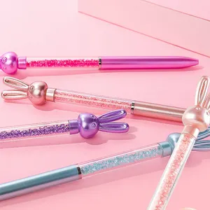 New Style Korea Originalität mit einem großen Schönheits kristall glänzenden Diamant stift eine Schachtel mit 48 Stiften Kugelschreiber für Schulkinder Kind