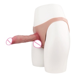 Underwear Wearable Hollow Penis Extended Sleeve Strap on <b>Dildo</b> Realistic Pants Men Women Gay 100% Waterproof OS Brand Sex Toy - Product Image 6