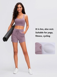 Sujetador Deportivo de Alta Calidad para Mujer 2024, Transpirable, Antigolpes, con Diseño a Cuadros, Soporte Alto, Spandex/Nailon, Cristal, Doble Vía - Product Image 5