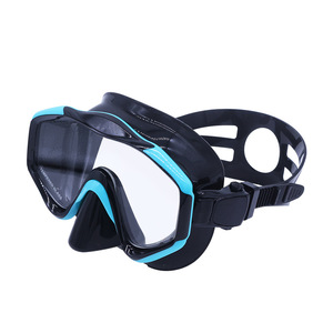Máscara de Buceo y Snorkel con Antivaho, Ajustable, Vista Amplia para Adultos, Negro/Azul - Product Image 2