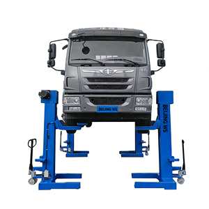 Elevador móvil de 4 postes de alta resistencia con certificación CE para mantenimiento y <span class=keywords><strong>reparación</strong></span> de autobuses y camiones comerciales - Product Image 3