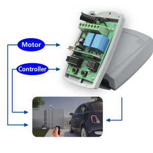 Récepteur universel de porte de garage 433MHz DC9-36V 2CH compatible avec les télécommandes DITEC, <span class=keywords><strong>BFT</strong></span>, NOVA, HORMMAN - Product Image 2