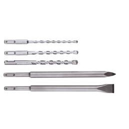 Jeu de forets et burins Metabo SDS Plus 5 pièces pour le perçage de la maçonnerie et du béton - Product Image 3