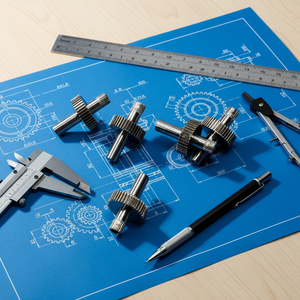 تصنيع بالتحكم الرقمي بالحاسوب لمكونات التروس الدقيقة (عمود التروس الداخلي) - الألومنيوم والفولاذ المقاوم للصدأ - YP-MFG منشأ قوانغدونغ - Product Image 3