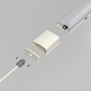 Luminaire LED Slim Tri-proof 1200mm 46W IP65 IK08 Étanche avec Capteur Micro-ondes Raccordable Sans Scintillement 110lm/W pour Entrepôt Industriel - Product Image 4