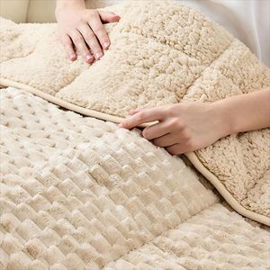 <b>Weighted</b> <b>Blanket</b> Fleece Solid Color Light Yellow Winter Eco-Friendly Adult Heavyweight Bedding Cover - Product Image 2