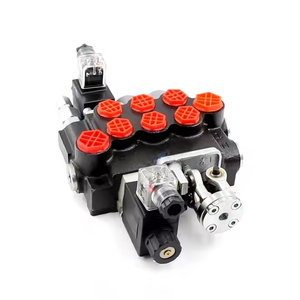 Vanne de surcourse pneumatique à solénoïde et joystick P40 Fourniture directe en usine de vannes hydrauliques à solénoïde et joystick P40 - Product Image 2