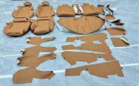Housse de siège arrière de luxe pour l'intérieur de voiture, amélioration de l'intérieur, conversion pour BMW X3 X5 X4 X6 330 430 530