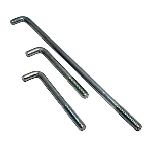 Ancre de type L haute résistance avec plaque soudée pour structure en acier, quincaillerie encastrée - Product Image 5