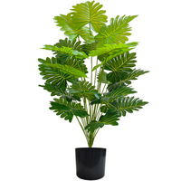 Simulation verdure printemps pluie feuilles artificielles simulation tropicale plante pot intérieur simulation arbre