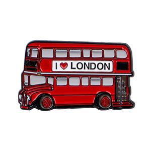 Pin de Esmalte de Aleación de Zinc con Diseño de Ángel y Hada del Autobús de Londres, Souvenir del Día Nacional de Inglaterra para Bolsos y Ropa - Product Image 6