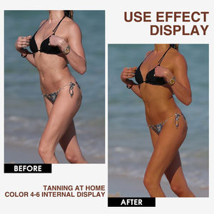 แทนเนอร์ครีม<span class=keywords><strong>ปลอม</strong></span>ลายเส้นเรียบผิวแทนด้วยตนเองชุ่มชื้นครีมทาผิวแทนฉลากส่วนตัว - Product Image 5