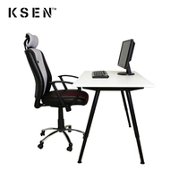 Bureau d'étude réglable en hauteur, bureau d'ordinateur en bois KC-T0085