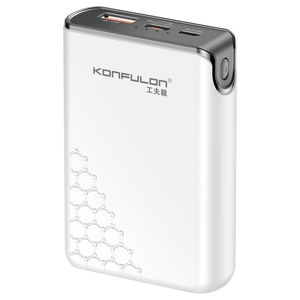 Konfulon A6 Power Bank 10000mAh a Ricarica Rapida con Uscita USB/DC, Ingresso Type-C, Protezione da Cortocircuito/Sovraccarico/Sottovoltaggio - Product Image 2