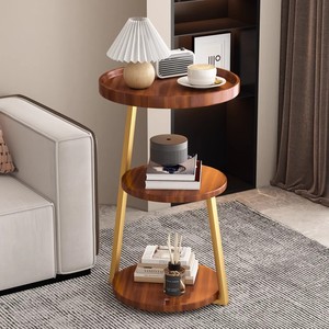 Kleiner Luxus drei schicht iger moderner Design-Couch tisch aus Holz für die <span class=keywords><strong>Sofa</strong></span>-<span class=keywords><strong>Seite</strong></span> im Haushaltswohnzimmer-Schlafsaal - Product Image 4
