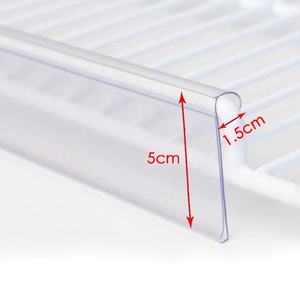Solución de Extrusión de Plástico para Tiras de Datos de Precios en Estantes de Supermercado, PVC Transparente Ecológico - Product Image 2