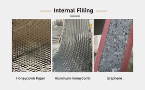 Puerta de Acero y Madera de 45 mm con Diseño Gráfico Moderno, Precolgada, de Apertura Lateral, Insonorizada y Antideformación <span class=keywords><strong>para</strong></span> Uso Comercial e Industrial - Product Image 4