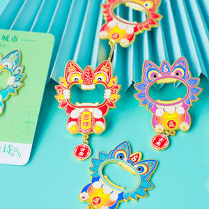 Wholesale Customized Personalized Metal Enamel Bottle Openers with Customized Back Cards Customized Souvenir Gift Bottle Openers - Product Image 5