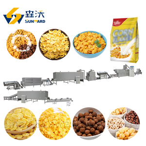Desayuno automático Cereal Copos de maíz Equipo de fabricación Planta Línea Máquinas Precio - Product Image 4