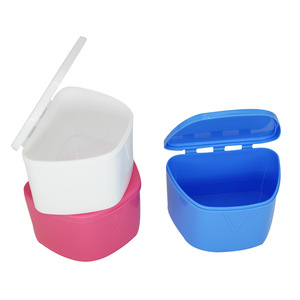 Factory direct stock of full-mouth dental <b>case</b>, orthodontic <b>retainer</b> storage box, new type of denture storage box, and braces - Product Image 3