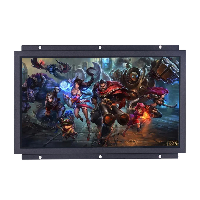 Arcade Gaming Monitors Accessories 23.6inch LCD Open Frame Display 1920*1080 Capacitive Touch Screen