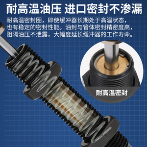 Amortiguador Hidráulico Liyuan AC0806100812101412-2, Amortiguador Ajustable para Control de Vibraciones en Maquinaria - Product Image 4