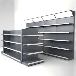 Nouvelles étagères de vente au détail en bois double face écologiques pour supermarchés, gondoles, dispensaires, pharmacies et chaînes de magasins – Livraison gratuite - Product Image 1