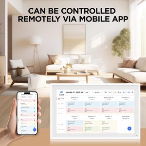 Tùy chỉnh 18.5 inch nhà máy thông minh lịch <span class=keywords><strong>Google</strong></span> lịch kỹ thuật số treo tường màn hình cảm ứng gia đình lịch trình hiển thị - Product Image 6