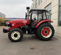 Traktor Pertanian Mini GP 4x4 120-130HP Mesin Diesel 4 Silinder Gear Drive Gearbox Pompa Bearing Berkualitas Tinggi
