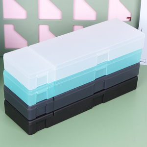 SUNSHING Durable and Portable Stationery <b>Box</b> with Lid PP Material Pencil Case for Pens, Makeup Brushes, Desk Drawer <b>Storage</b> - Product Image 1