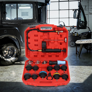 18PCS Automotive Radiator <span class=keywords><strong>Pressure</strong></span> Tester Kit Manuelles Pumpen werkzeug für das Dichtheit diagnose werkzeug des Kühlsystems - Product Image 4