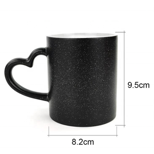 11oz sublimazione bianco Glitter magico di colore che cambia tazza per <span class=keywords><strong>san</strong></span> <span class=keywords><strong>valentino</strong></span>/natale/artigianato personalizzato - Product Image 2