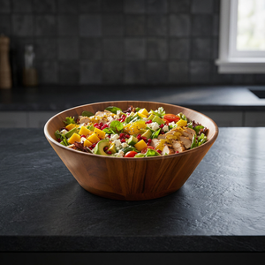Ensemble de 6 bols en bois d'olivier, faits à la main, légers, rustiques, décoration de cuisine moderne, cadeau de déménagement ou cadeau pour chef - Product Image 5