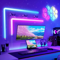 RGB Smart Wall Light Multicolor Music Sync Home Decor barra luminosa a LED per effetti di luce dinamica di Streaming di giochi