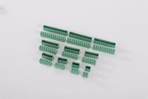 Pitches papan Breakout Pencegahan karat korosi 5.0mm 5.08mm blok Terminal terpasang Pcb dengan kabel