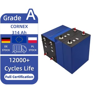 Cornex Grade 3.2V 314Ah Prismatic Lithium Battery Cell 12000 Cycles 60 Operating Temperature for Solar Energy <b>Storage</b> - Product Image 1