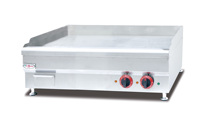 Wajan Panggang Gas Stainless Steel Komersial untuk Dapur, untuk Restoran Steak Hamburger dan Perlengkapan Hotel