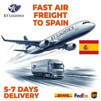 Agent d'expédition fiable et rapide vers l'Espagne, service logistique, transitaire Chine-Valence, service express maritime et aérien FCL LCL DDP